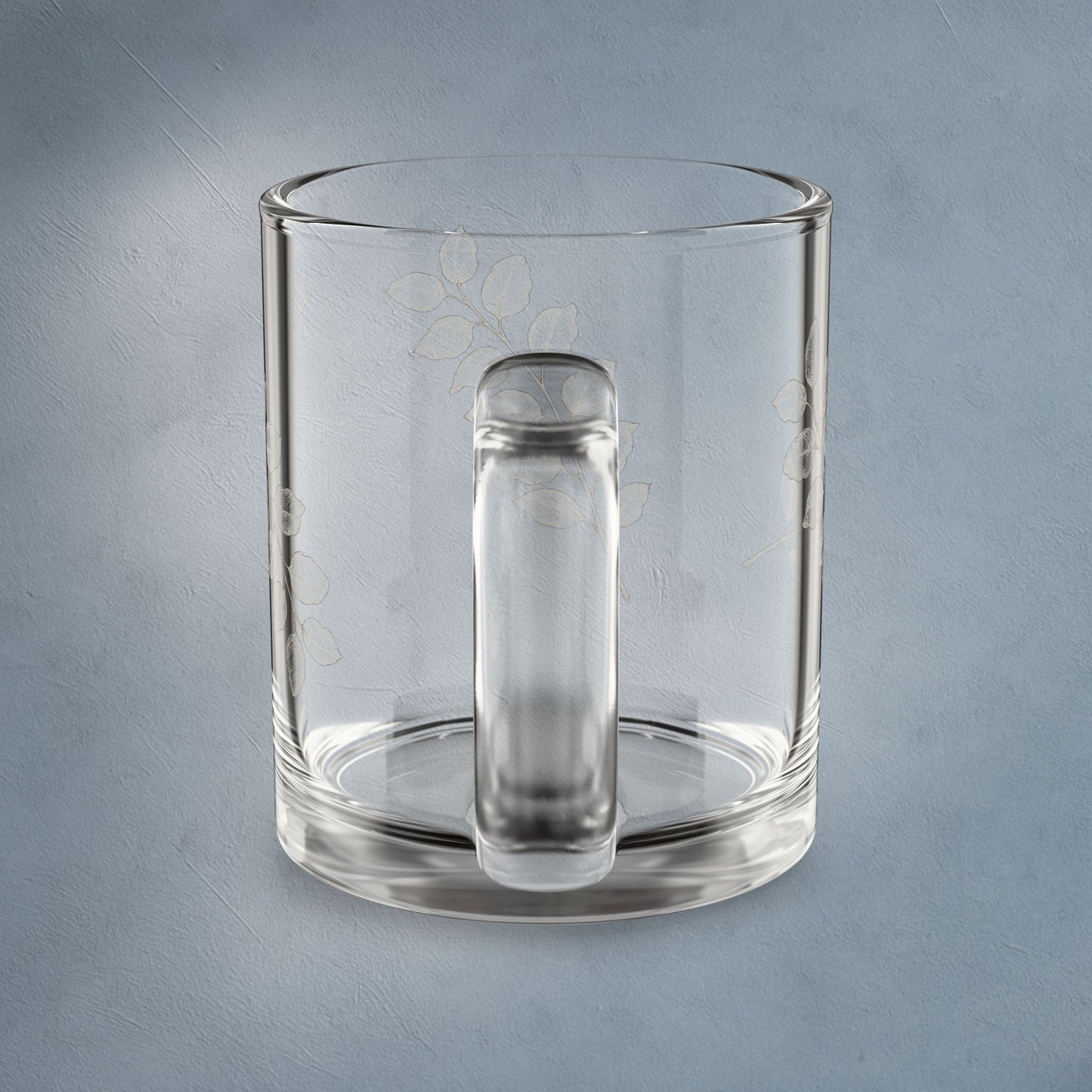 “Still” Botanical Glass Mug – 10oz Art Edition
